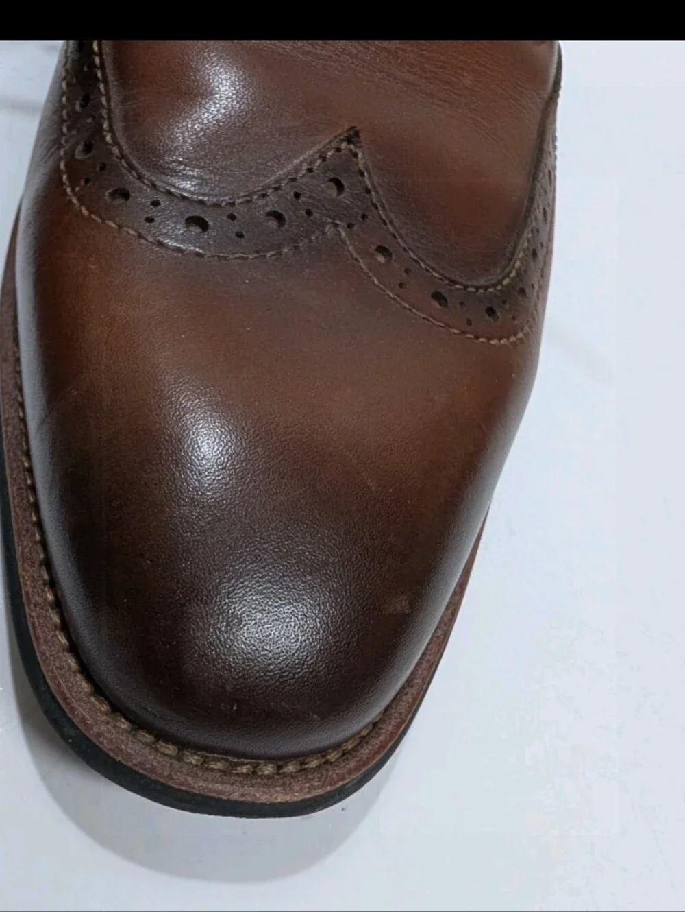 Ted Baker London Waldem Broque Chukka Ankle Boots 11 Brown Wing Tip
